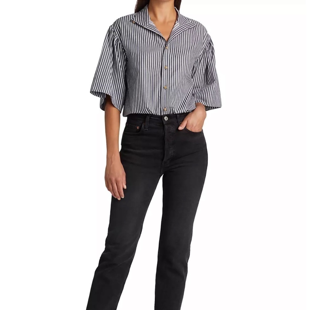 Tanya Taylor Kenna Bengal Striped Shirt